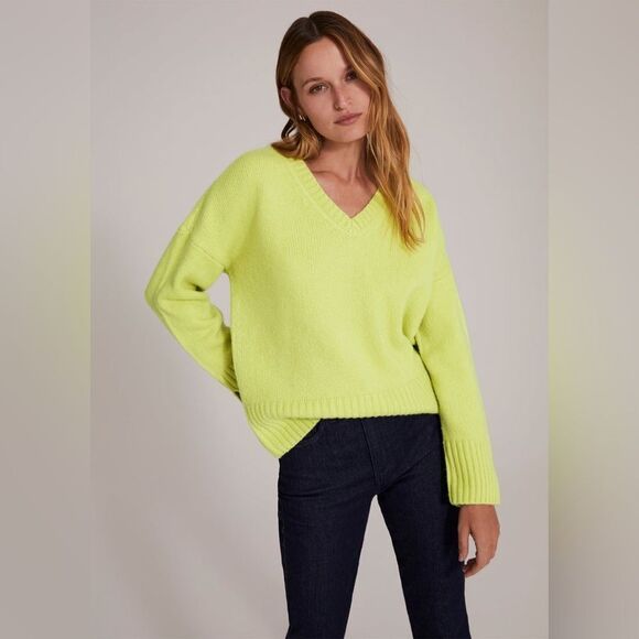 Favorite Daughter William Sweater Cashmere Blend Green Size XS - Picture 1 of 10